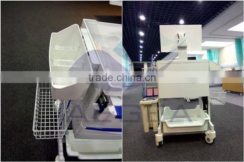 AG-MT014A ABS hospital Workstation medical computer trolley