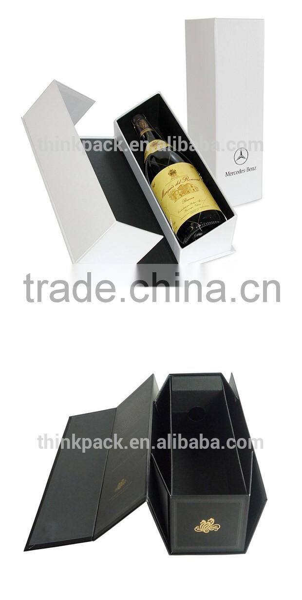 Single packaging wine glass cardboard gift box