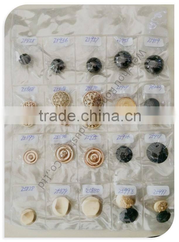 2014 fashion high quality hand sewing metal button for custom uniform
