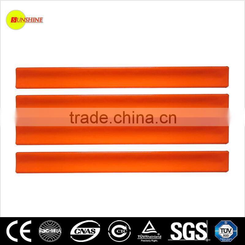 custom reflective slap bracelets