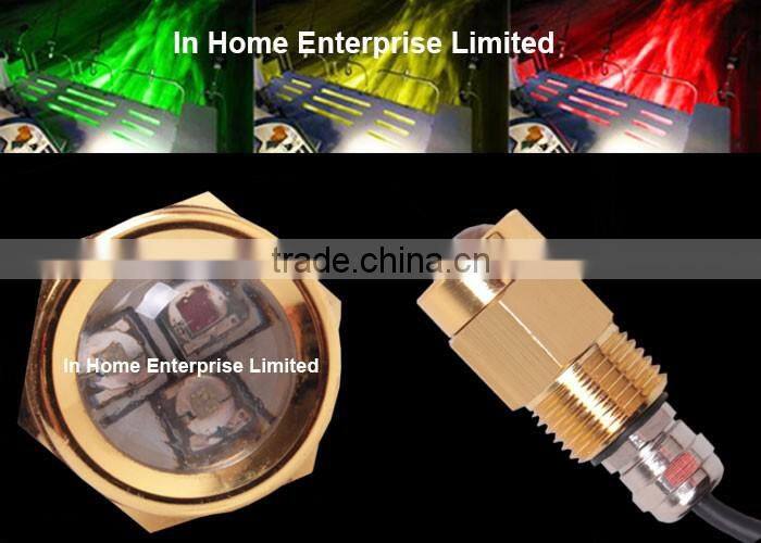 9W Copper Led Drain Plug Light IP68 Submersible Lights for Boat Lighting