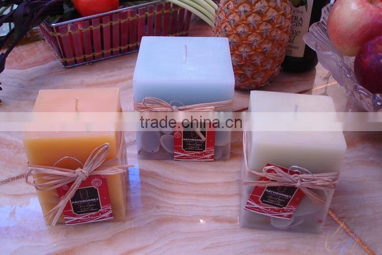 sea shell shaped scented decorative candle