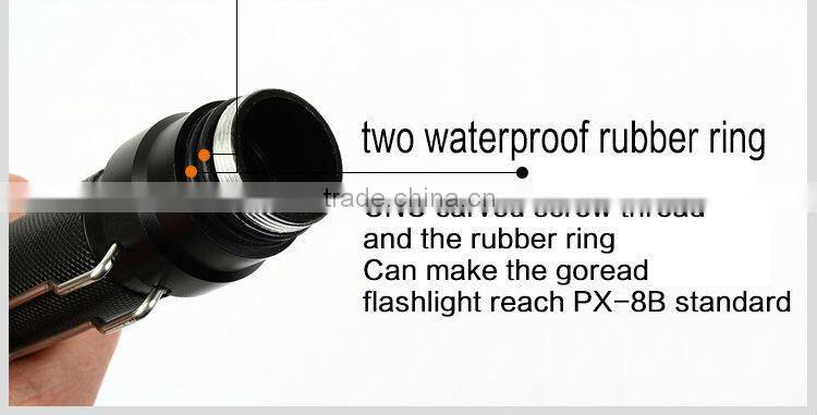 GOREAD Y46 focusabe high bright T6 flashlight T6 5mode torch