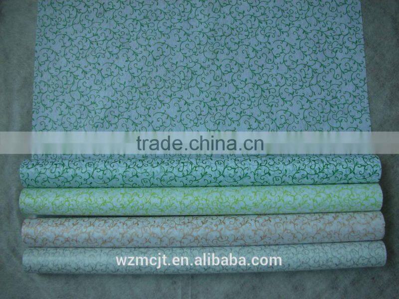 High Quality China Hot Flower Pattern Wrapping 20-80GSM Non-woven Fabric