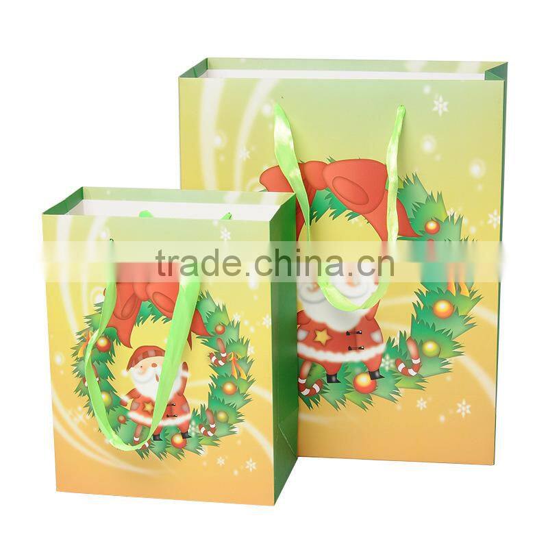 christmas packing paper bag