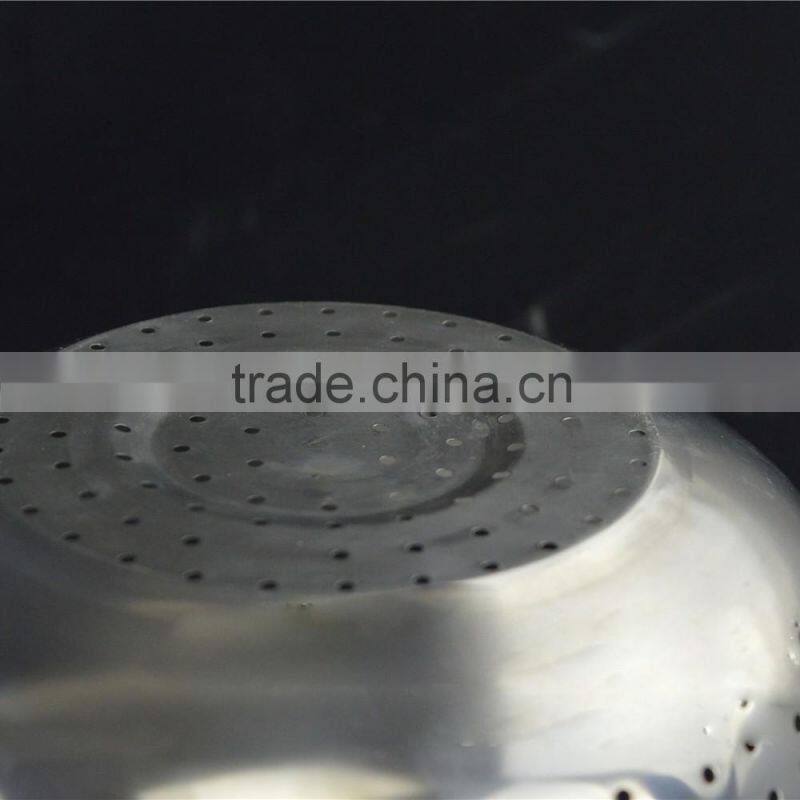 Hot selling kitchenware pure color multifunctional Stainless steel strainer Bowl
