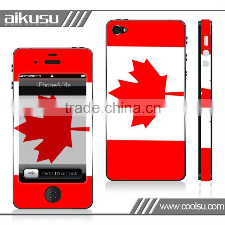 Hign end 3M material skin sticker for iphone4 sticker