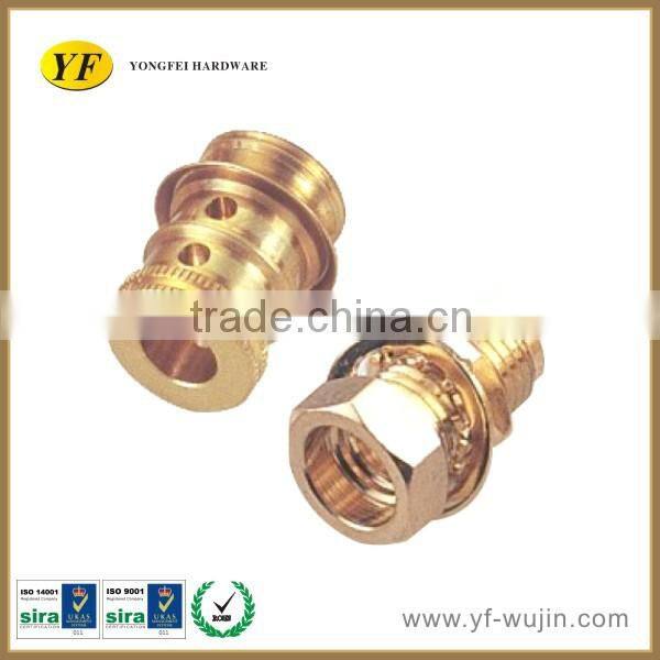 ISO 9001 High Precision Electric Brass Socket Cnc Brass Parts Made In China