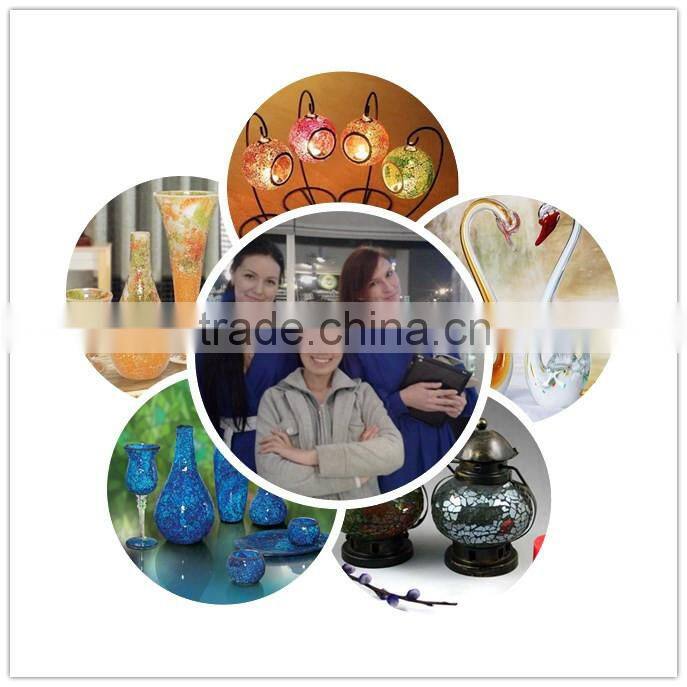 Mosaic silver glass square Charger Plate