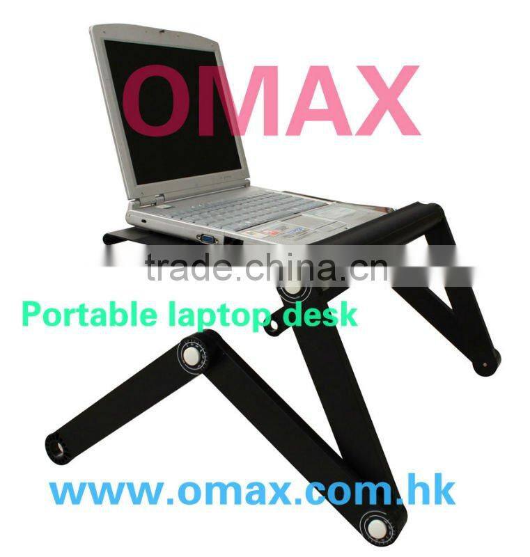 stand up laptop desk with mouse pad