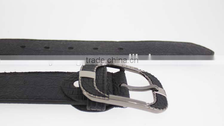 2015 new arrive designer man COROCO PU leather belt for jeans with shiny metal rivet accessories