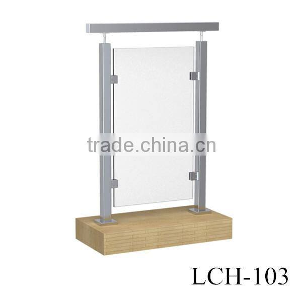 Shenzhen Launch stainless steel rod post with cross bar holder