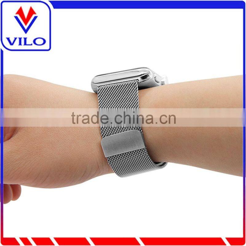 custom watch mesh strap Milanese Stainless Steel strap for apple watch