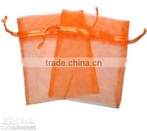 2014 Hot Sale Drawstring Organza Candy Pouch For Gifts