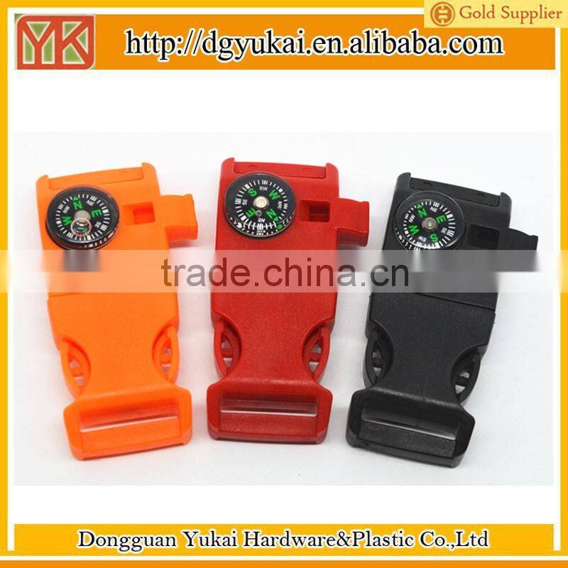 Yukai plastic flint buckles paracord firestarter buckles for camping