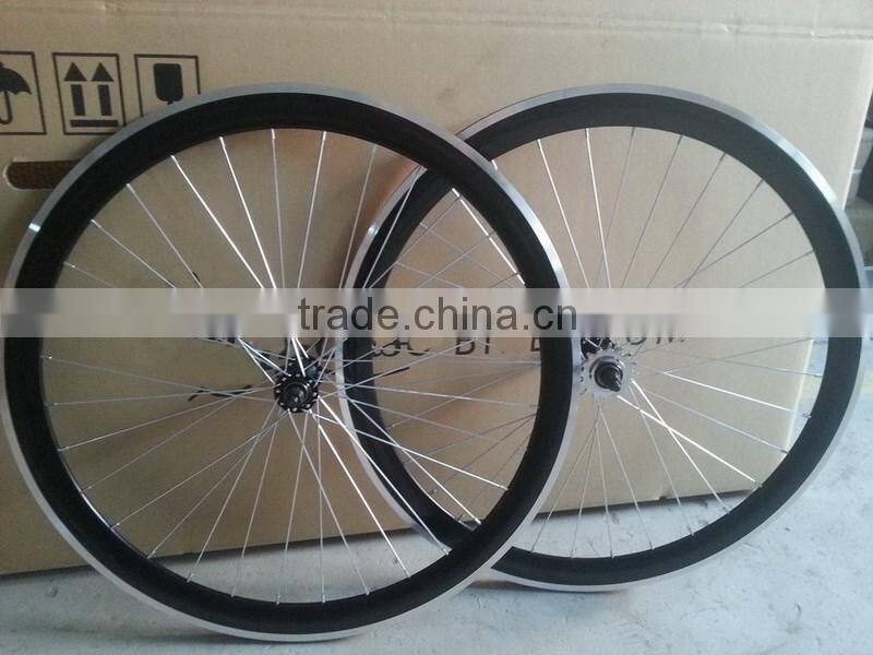 2016 hot selling colorful aluminum alloy wheel set deep V rim 45mm filpflop hub wheelset