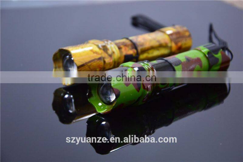 cool led flashlights torches, rechargeable led flashlight, camouflage torch