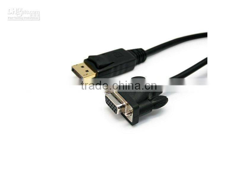 black color vga cable,av to vga adapter