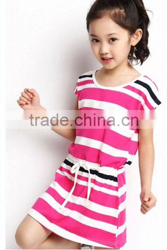 Casual stripe skirt with waistband custom (YCT-C0093)