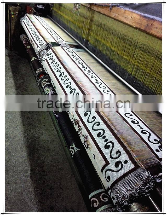 New design woven embroidery throws and blankets with custom design