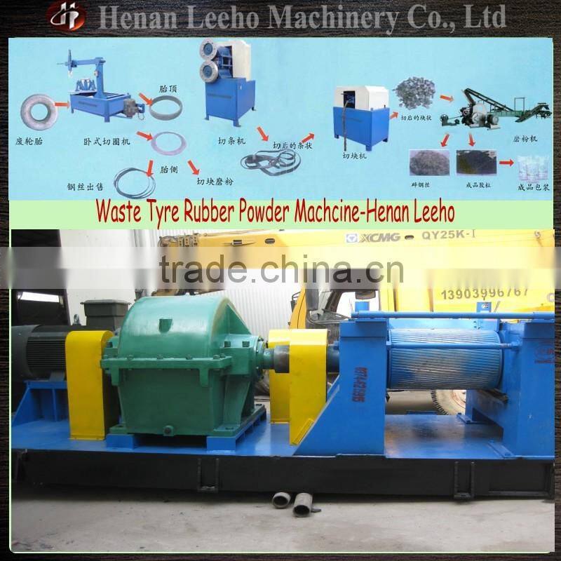 China Scrap Tire Rubber Powder Processing Machine
