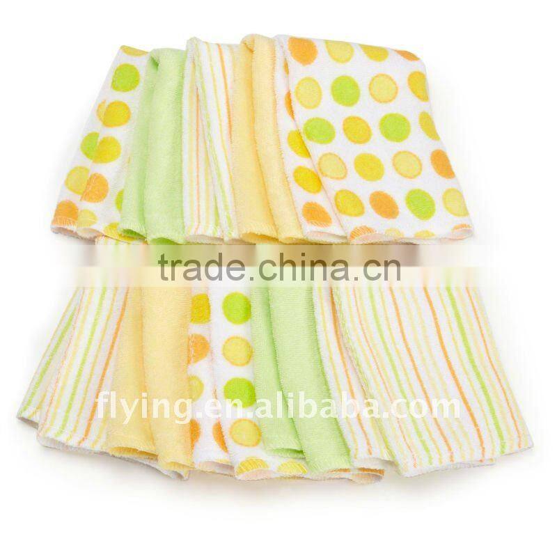 baby washclothes. baby nursing