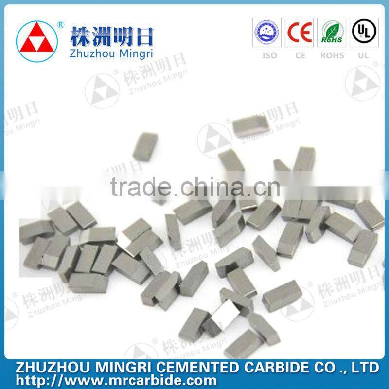 YG6 tungsten carbide saw tips for cutting tools