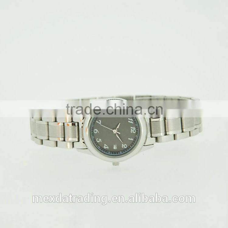 fashion promotion wrist stainless steel ladies watch