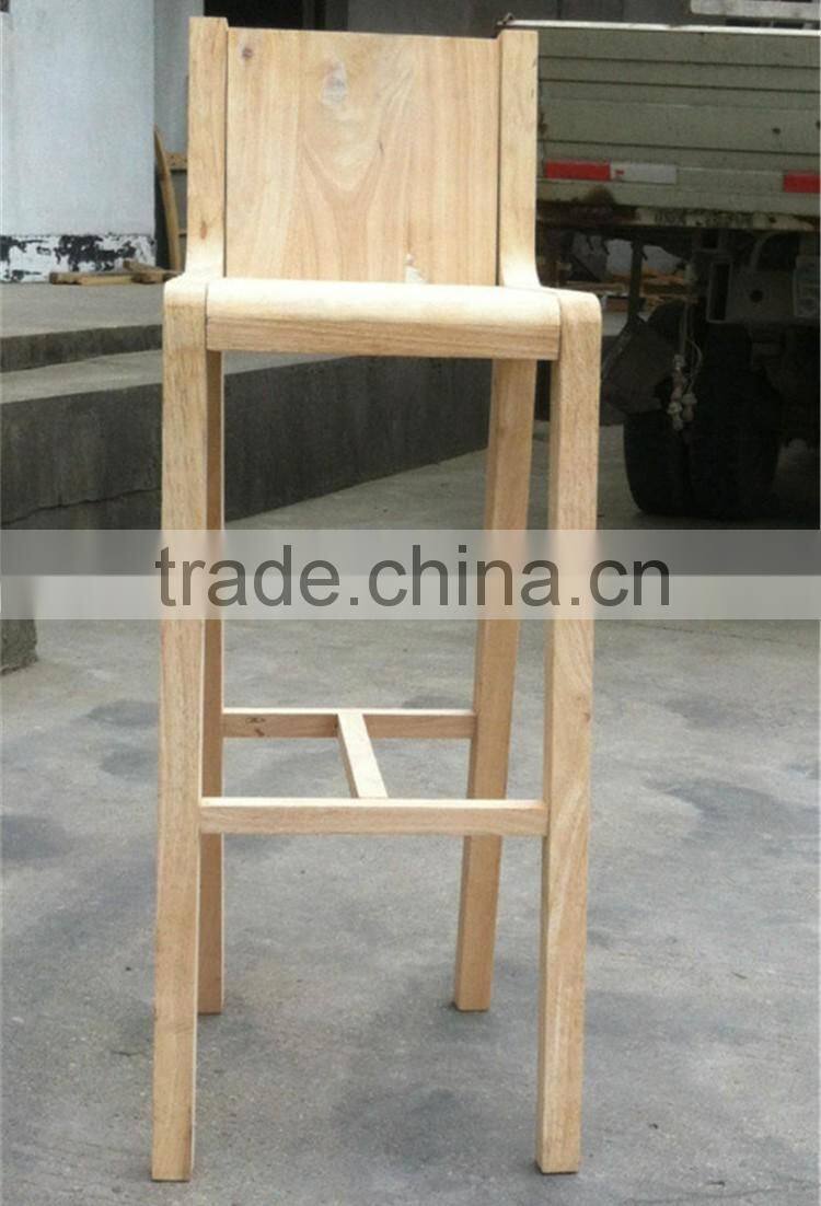 New style Solid Wood Retro Simple Bar Chair Y310