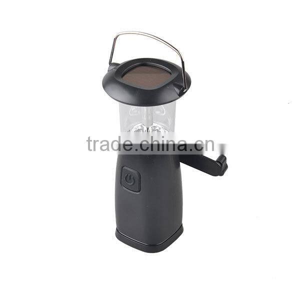Popular 6 LEDS Solar Power Hand Cranking Dynamo led rechargeable lantern