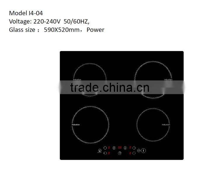 touch sensor ceramic and induction hob home appliances