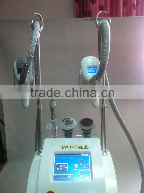 Fat freezing cryo cooler cryo liposuction cryo slimming machine with RF