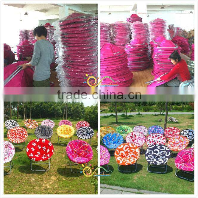 Big size folding moon chair for adult,folding camping chair wholesale