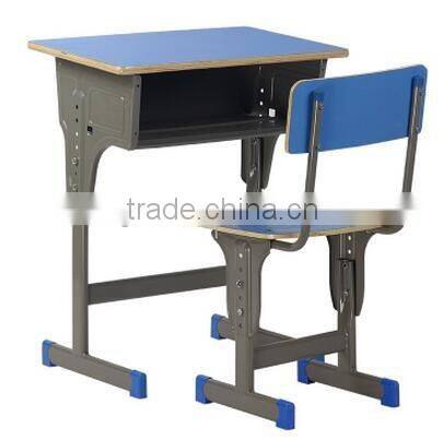 School desk and chair with Square tube school furniture HXZY062