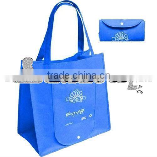 2015 promotional custom printed non woven reusable grocery bag for shopping