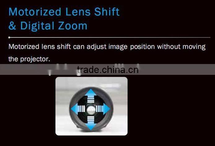 distance 0.8m to 17.3m led projector 1920x1080