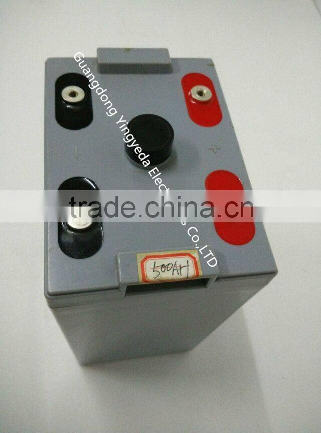 Hot selling nominal voltage 2v 500ah lead acid batteries
