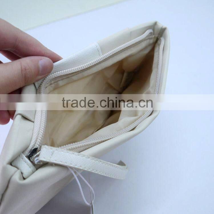 2016 fashion cosmetic bag portable polyester makeup bag lightweight cosmetic bag for women