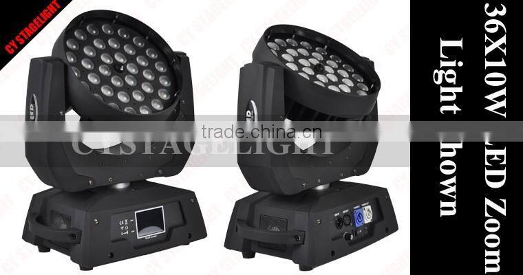 36x10w LED Zoom Wash Moving Head Light