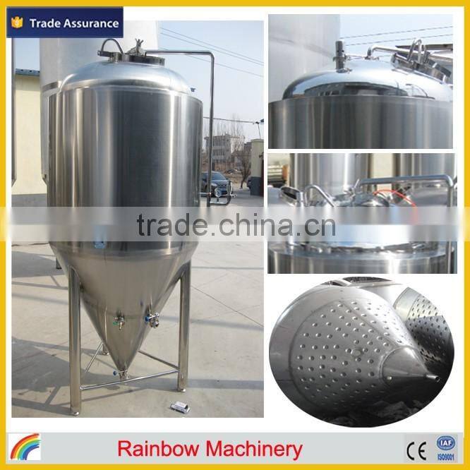 beer brewing equipment, beer brewery equipment, beer fermentation tank with cooling jacket