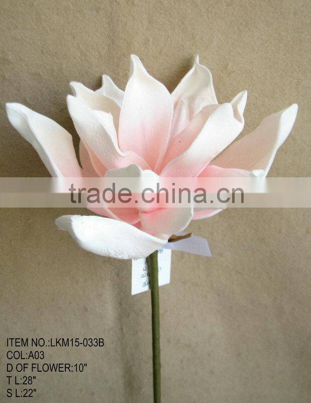 Artificial Flower 28" Artificial Eva Flower lotus Succulent Stem