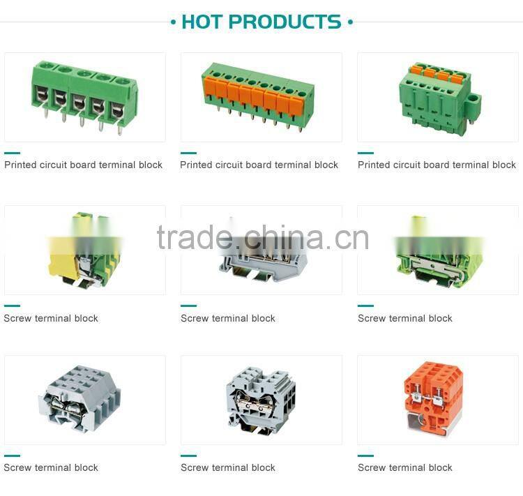 UTL Manufacturing Company PA66 Ground Screw Terminal Block Connector For Weidmuller 6mm 41A