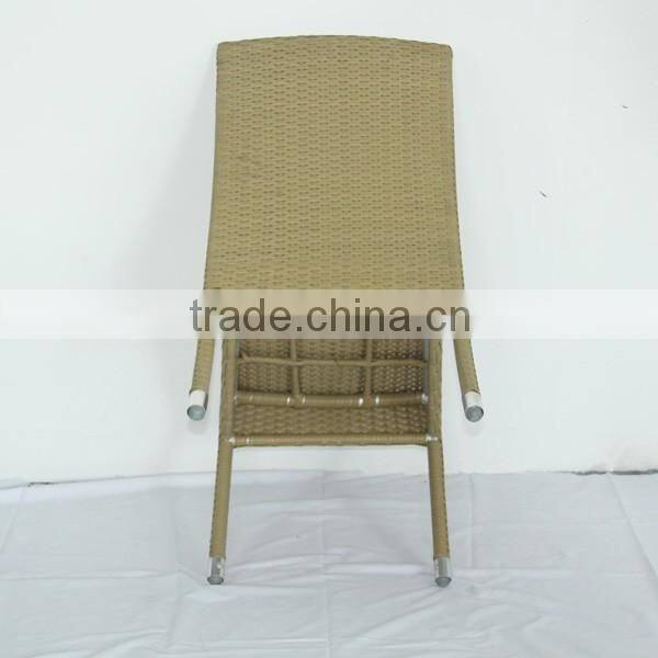 outdoor furniture leisure antique style rattan dining aluminum legs chairYC039A