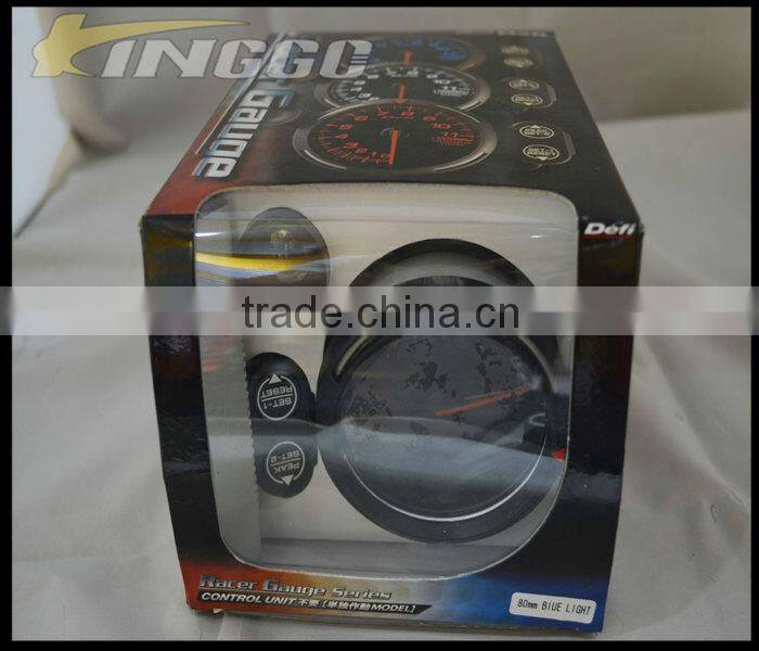 80MM DF Advanced BF Tachometer Auto Gauge 11000 RPM Tachometer Gauge With Blue Red White Light