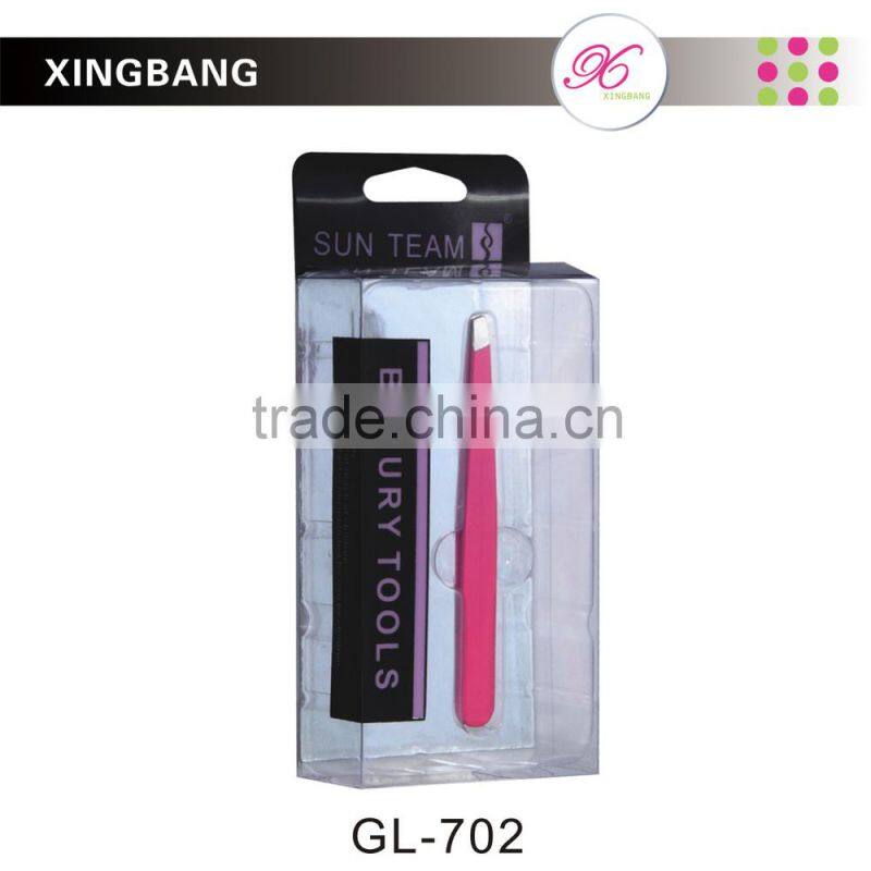 promotional wholesale cosmetic stainless steel eyebrow tweezer for personal care
