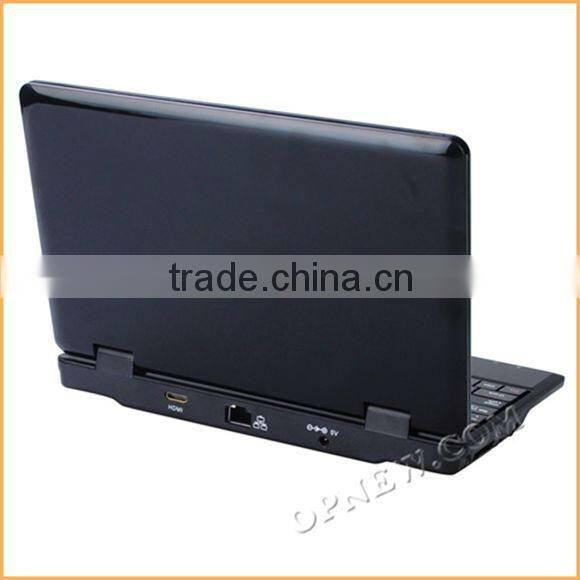 7" Dual Core Cheap LAPTOP Computer Netbook Notebook PC with Android 4.4 WM8880 Dual Core cpu HDM Camera OPNEW 6 Colors in STOCK