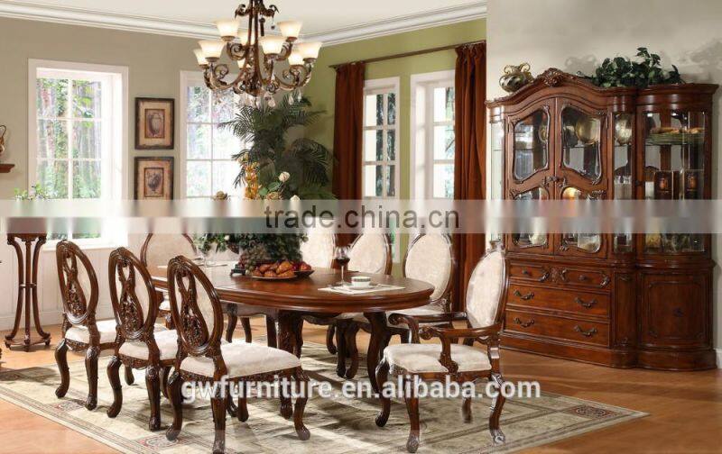 A20 wooden chair dining table antique french style furniture