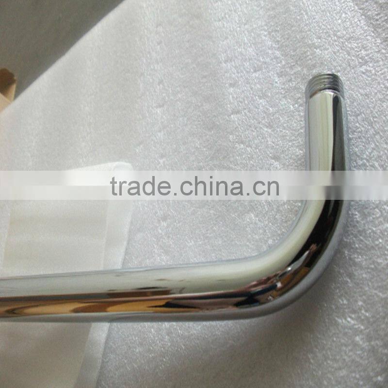 400mm round brass chrome ceiling shower arm