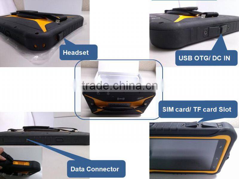 7 inch rugged Android 1D/2D barcode scanner RFID tablet PC