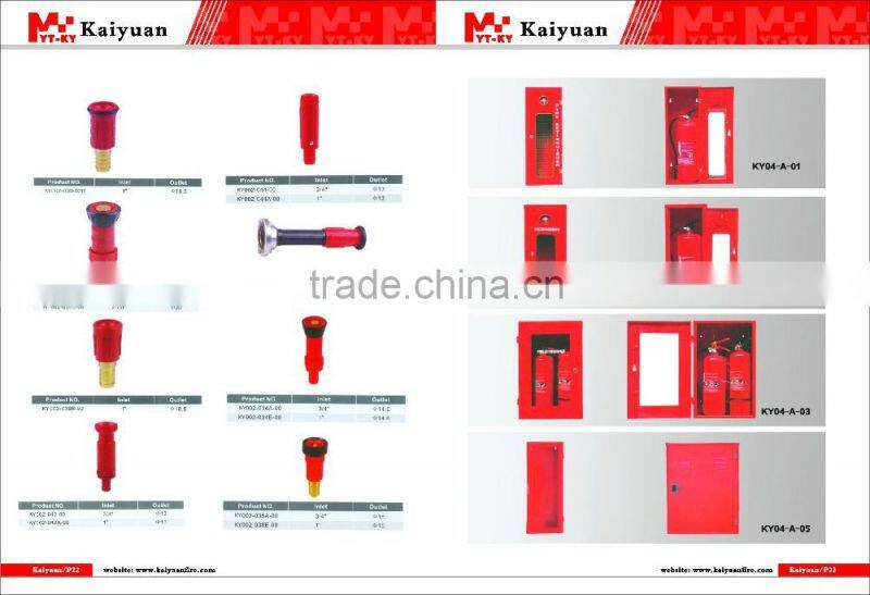 Steel Fire Hose Rack Cabinet with Canvas Hose